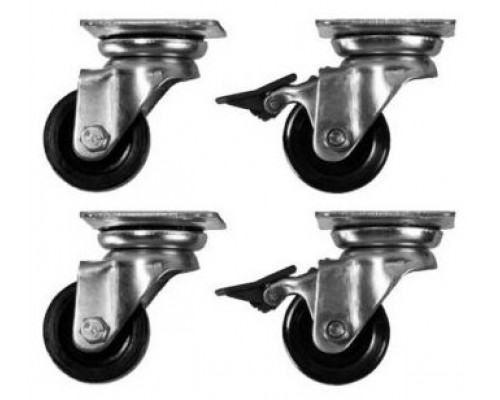 Juego de 4 ruedas para armarios PHASAK Rack, 2